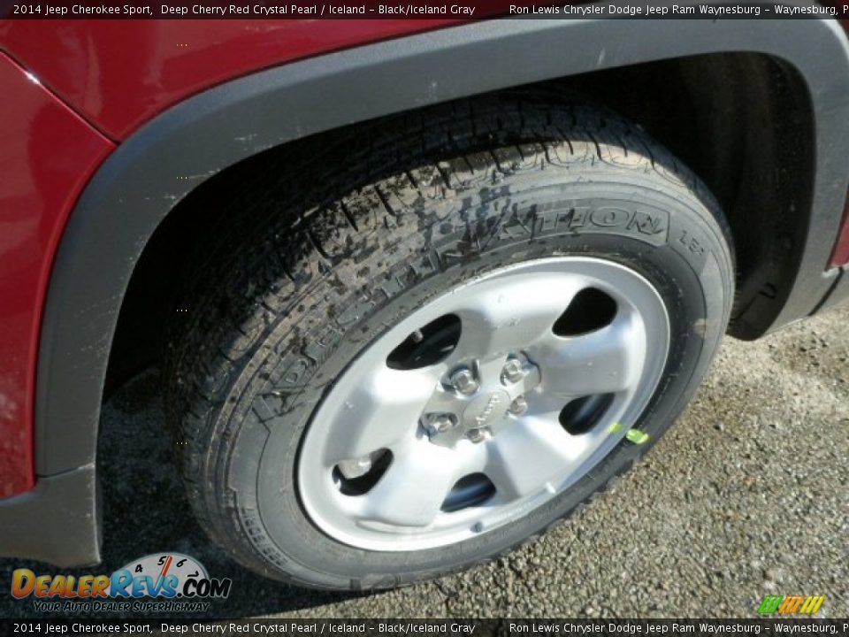 2014 Jeep Cherokee Sport Deep Cherry Red Crystal Pearl / Iceland - Black/Iceland Gray Photo #11