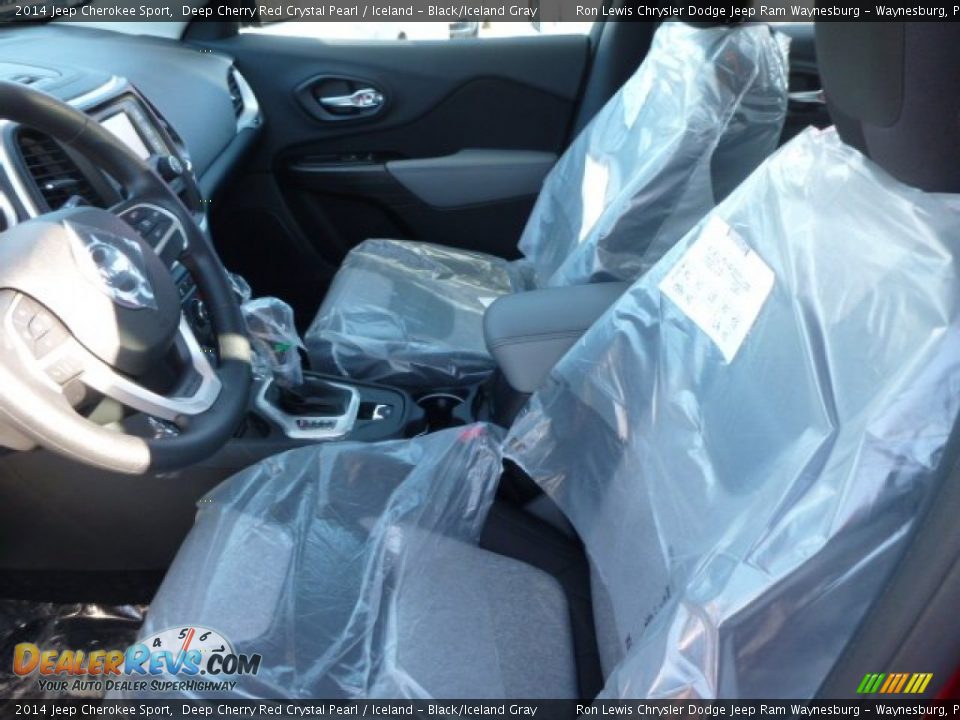2014 Jeep Cherokee Sport Deep Cherry Red Crystal Pearl / Iceland - Black/Iceland Gray Photo #12
