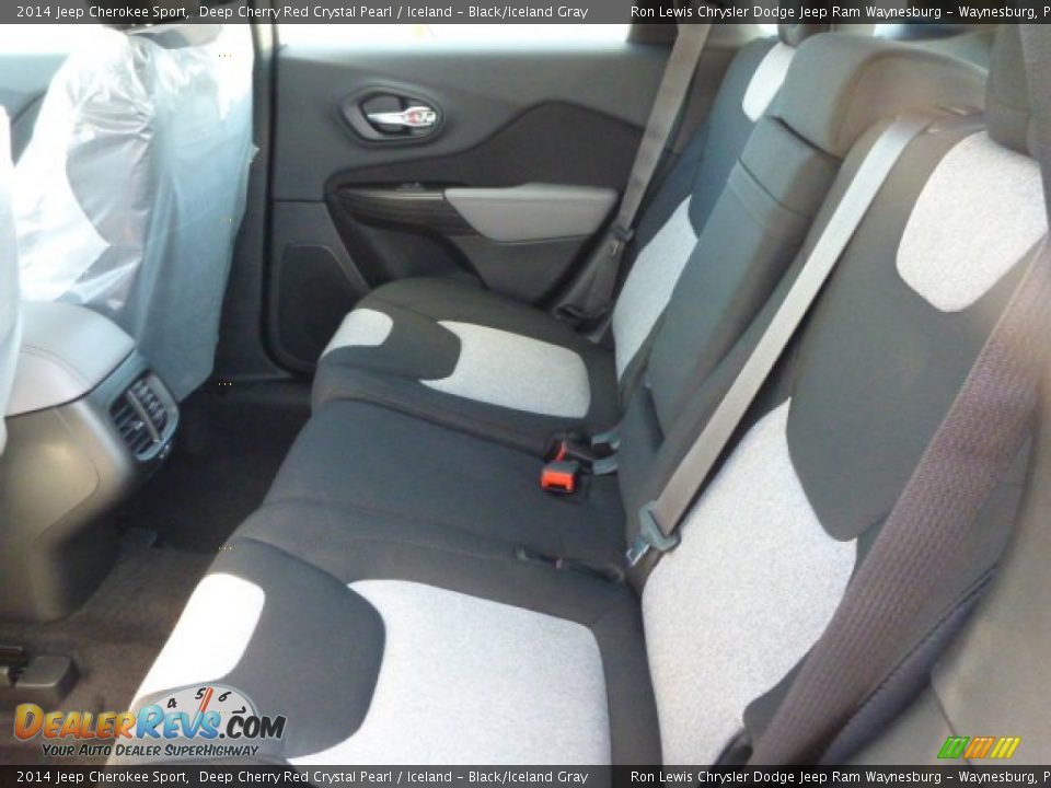 Rear Seat of 2014 Jeep Cherokee Sport Photo #13