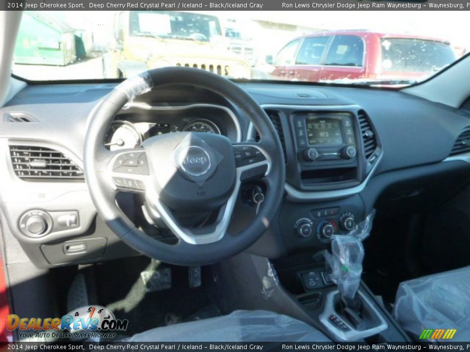 2014 Jeep Cherokee Sport Deep Cherry Red Crystal Pearl / Iceland - Black/Iceland Gray Photo #14