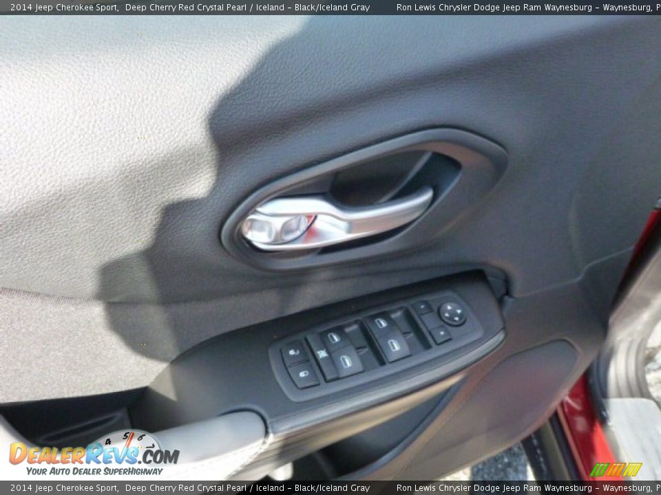 2014 Jeep Cherokee Sport Deep Cherry Red Crystal Pearl / Iceland - Black/Iceland Gray Photo #16