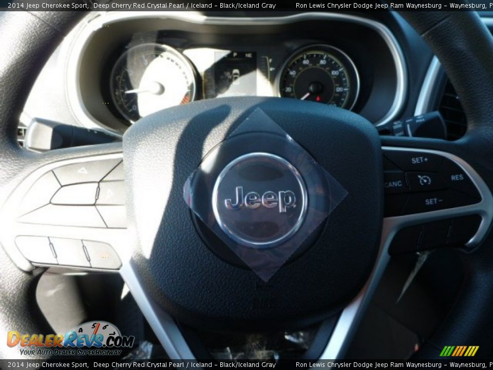2014 Jeep Cherokee Sport Deep Cherry Red Crystal Pearl / Iceland - Black/Iceland Gray Photo #18