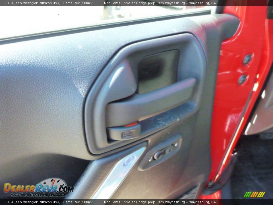 2014 Jeep Wrangler Rubicon 4x4 Flame Red / Black Photo #15