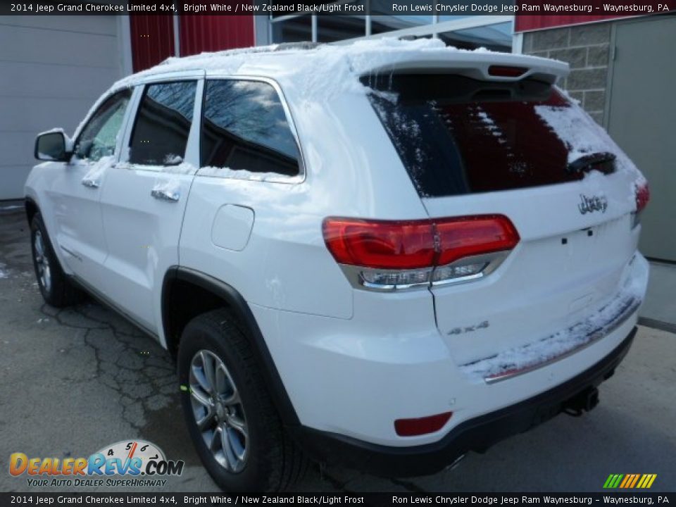 2014 Jeep Grand Cherokee Limited 4x4 Bright White / New Zealand Black/Light Frost Photo #3