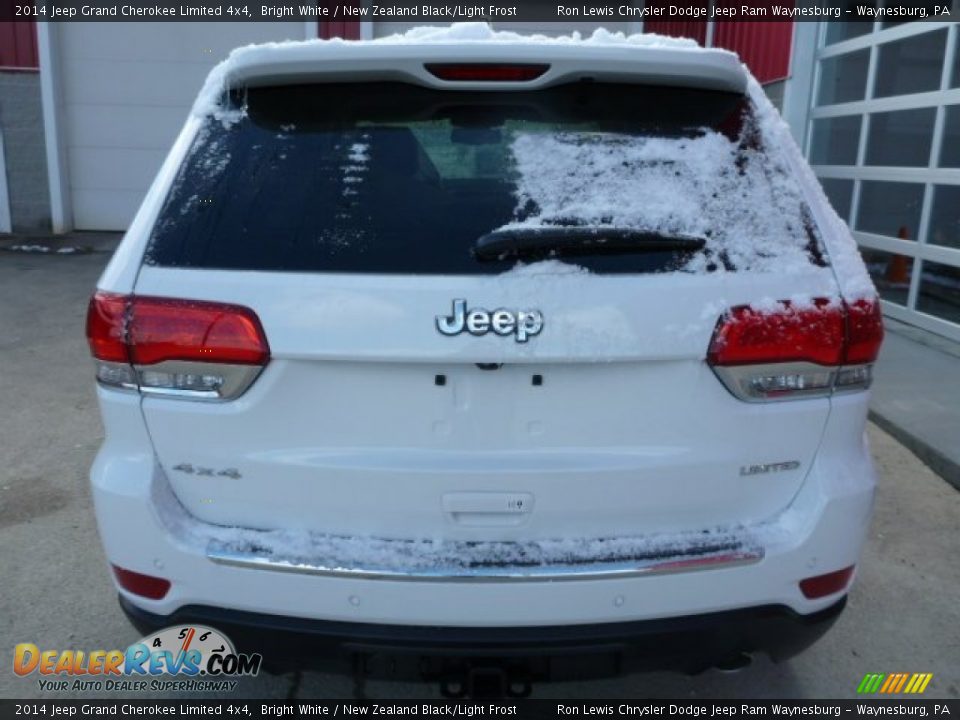 2014 Jeep Grand Cherokee Limited 4x4 Bright White / New Zealand Black/Light Frost Photo #4