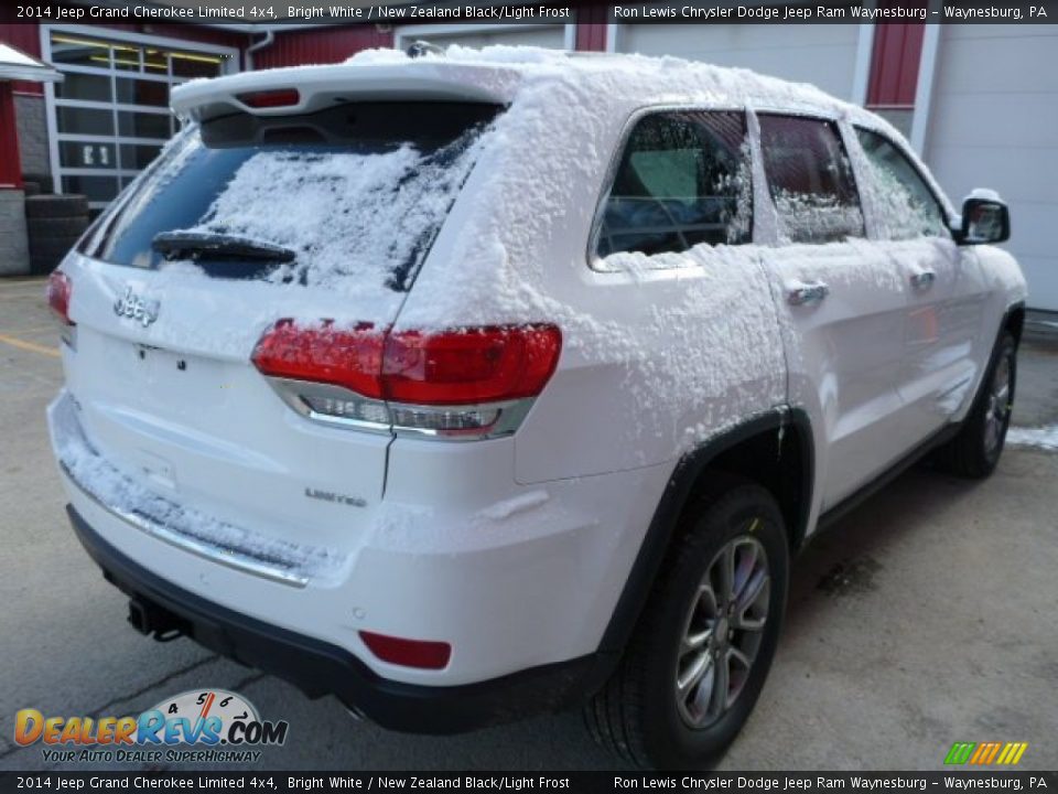 2014 Jeep Grand Cherokee Limited 4x4 Bright White / New Zealand Black/Light Frost Photo #5