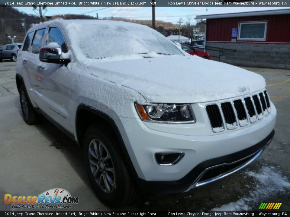 2014 Jeep Grand Cherokee Limited 4x4 Bright White / New Zealand Black/Light Frost Photo #6