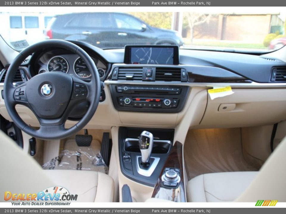 2013 BMW 3 Series 328i xDrive Sedan Mineral Grey Metallic / Venetian Beige Photo #12