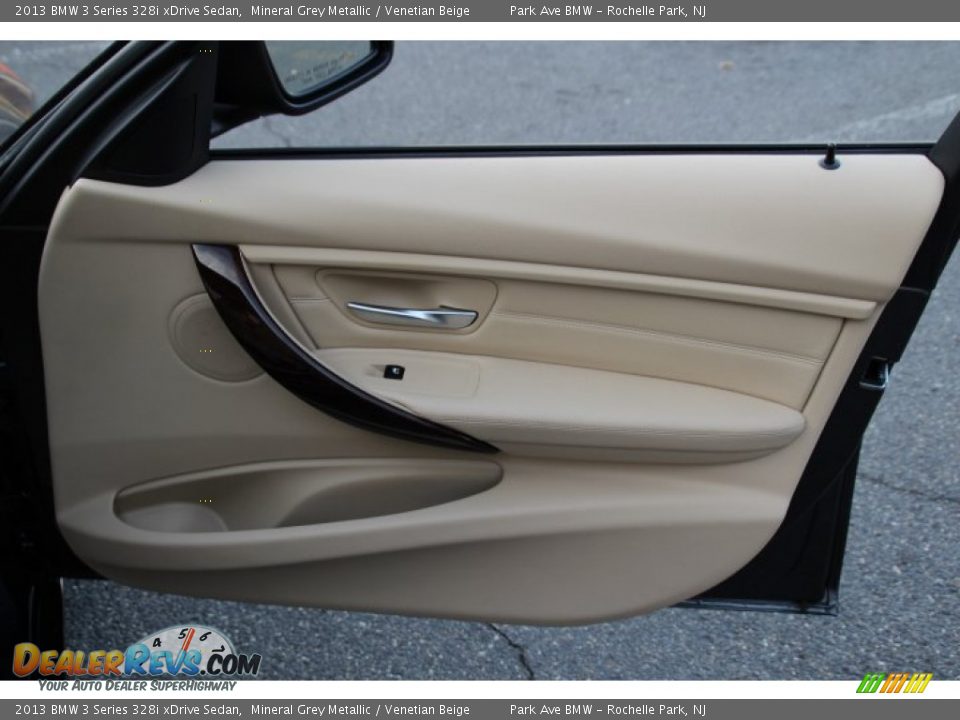 2013 BMW 3 Series 328i xDrive Sedan Mineral Grey Metallic / Venetian Beige Photo #24