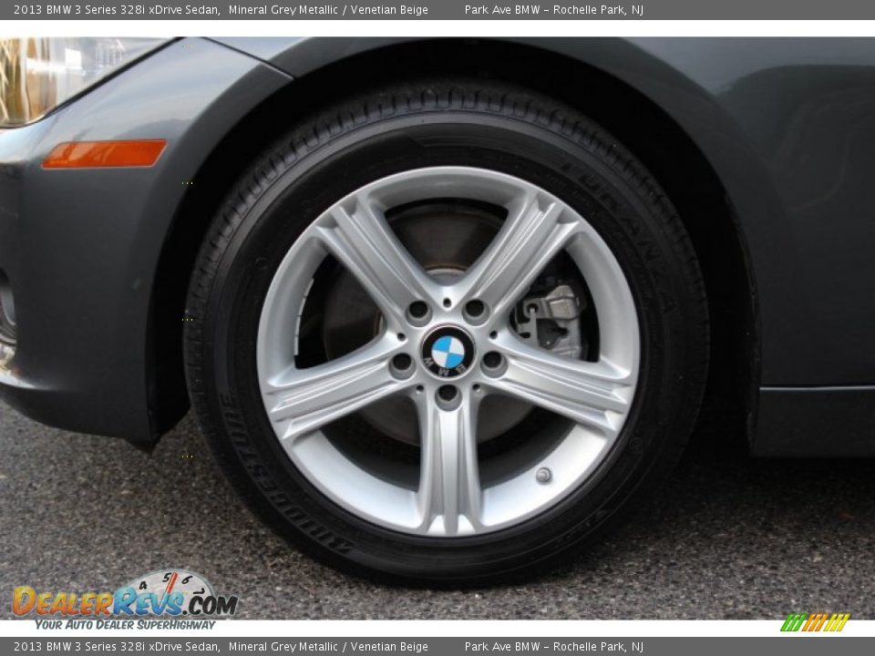 2013 BMW 3 Series 328i xDrive Sedan Mineral Grey Metallic / Venetian Beige Photo #30