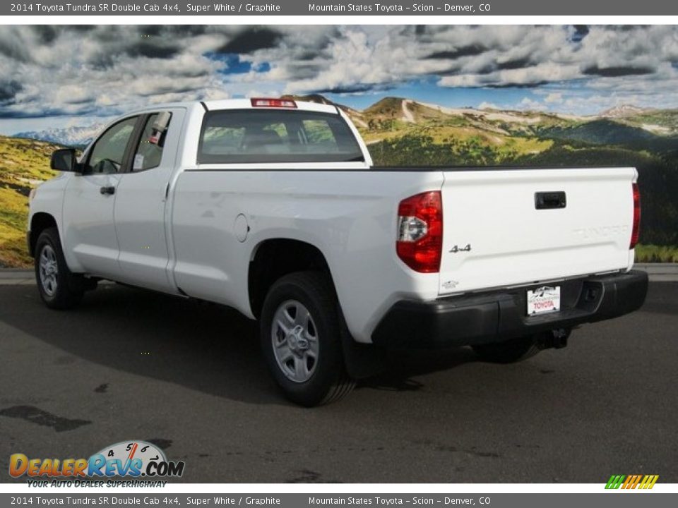 2014 Toyota Tundra SR Double Cab 4x4 Super White / Graphite Photo #3