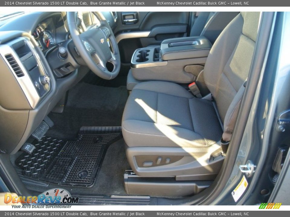 2014 Chevrolet Silverado 1500 LT Double Cab Blue Granite Metallic / Jet Black Photo #8
