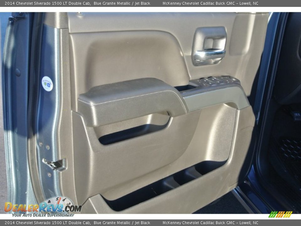 2014 Chevrolet Silverado 1500 LT Double Cab Blue Granite Metallic / Jet Black Photo #9