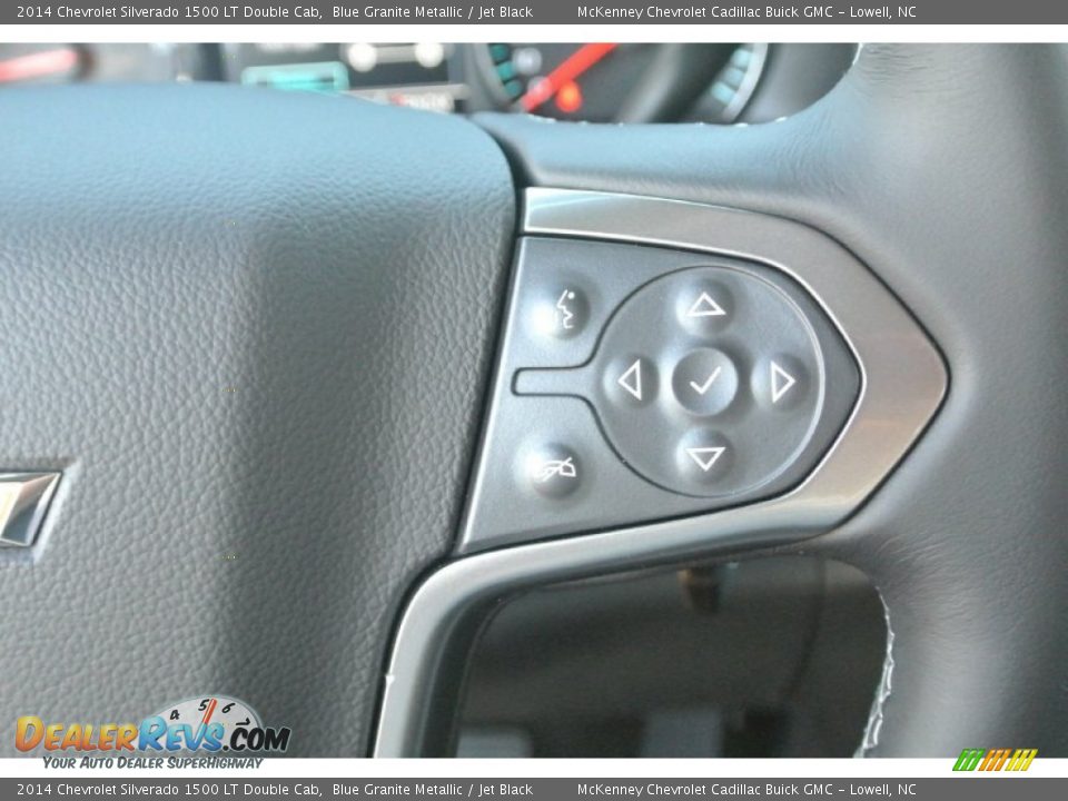 2014 Chevrolet Silverado 1500 LT Double Cab Blue Granite Metallic / Jet Black Photo #12