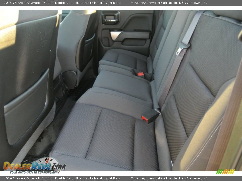 2014 Chevrolet Silverado 1500 LT Double Cab Blue Granite Metallic / Jet Black Photo #14