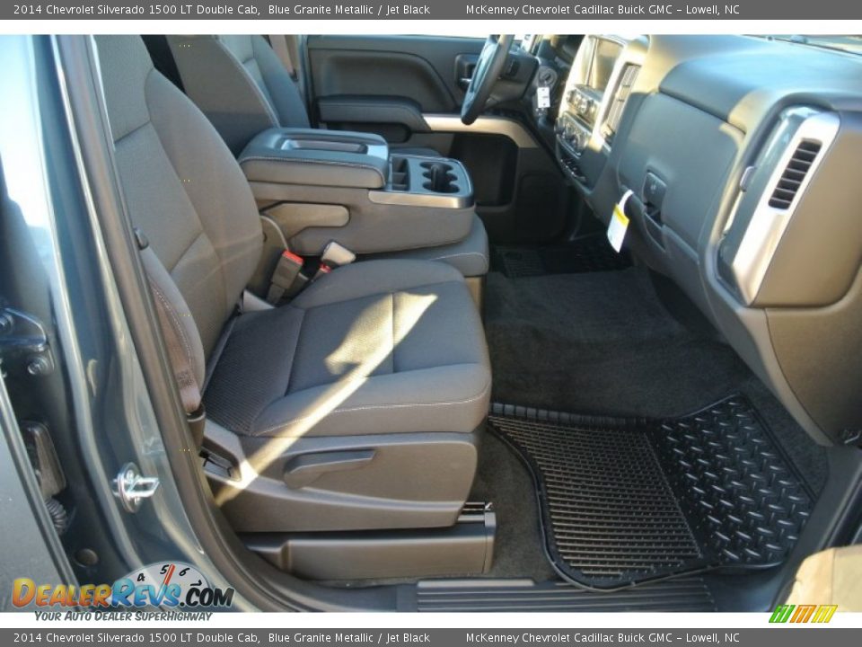 2014 Chevrolet Silverado 1500 LT Double Cab Blue Granite Metallic / Jet Black Photo #16