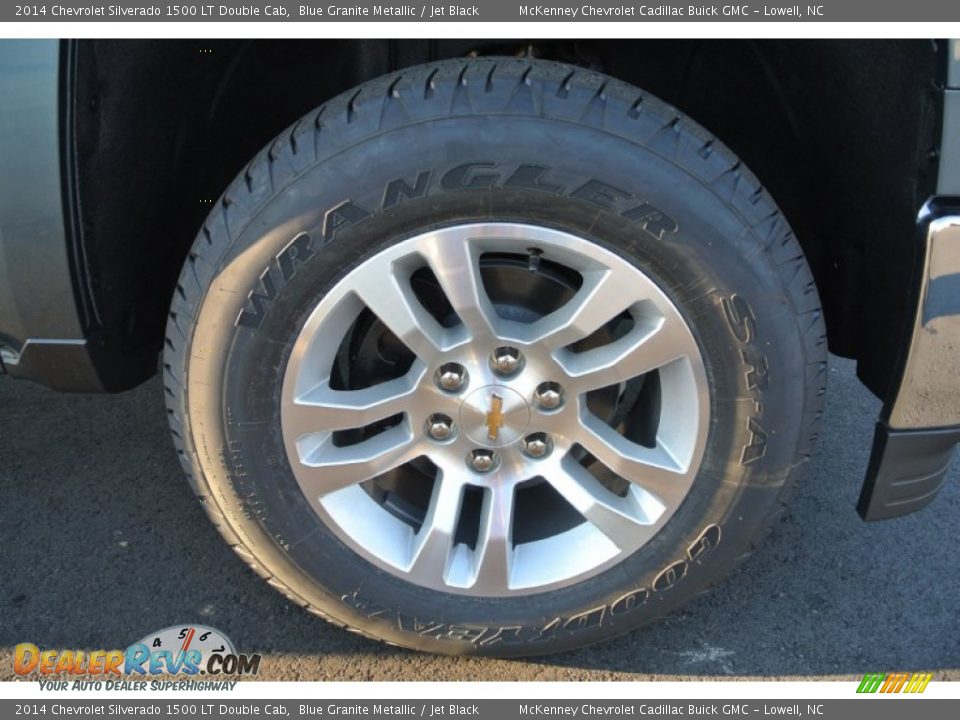 2014 Chevrolet Silverado 1500 LT Double Cab Blue Granite Metallic / Jet Black Photo #18
