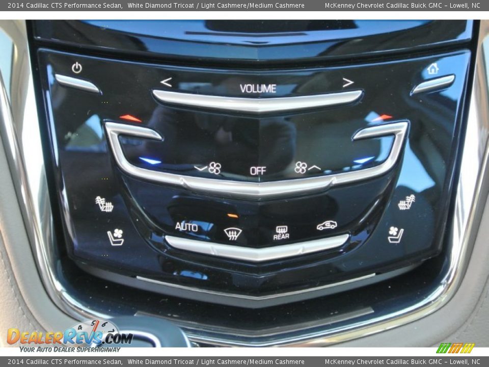 2014 Cadillac CTS Performance Sedan White Diamond Tricoat / Light Cashmere/Medium Cashmere Photo #13