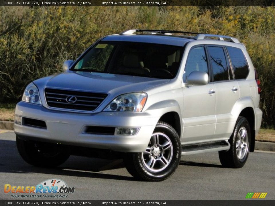 2008 Lexus GX 470 Titanium Silver Metallic / Ivory Photo #1