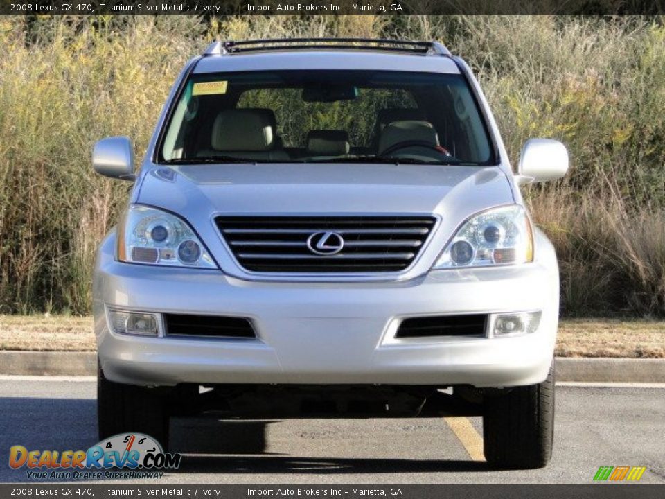 2008 Lexus GX 470 Titanium Silver Metallic / Ivory Photo #6
