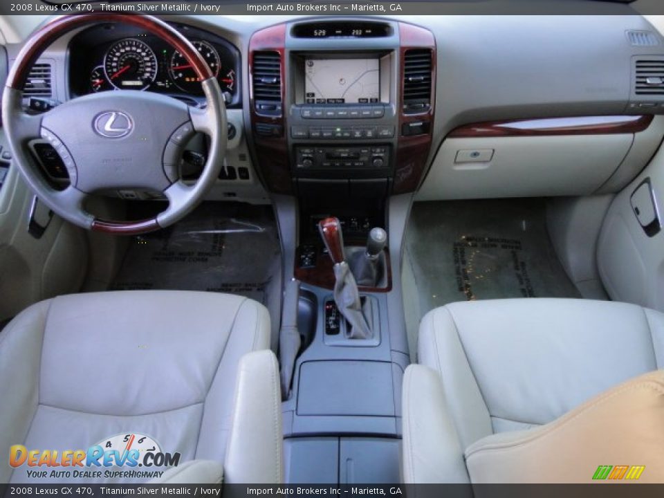 2008 Lexus GX 470 Titanium Silver Metallic / Ivory Photo #11