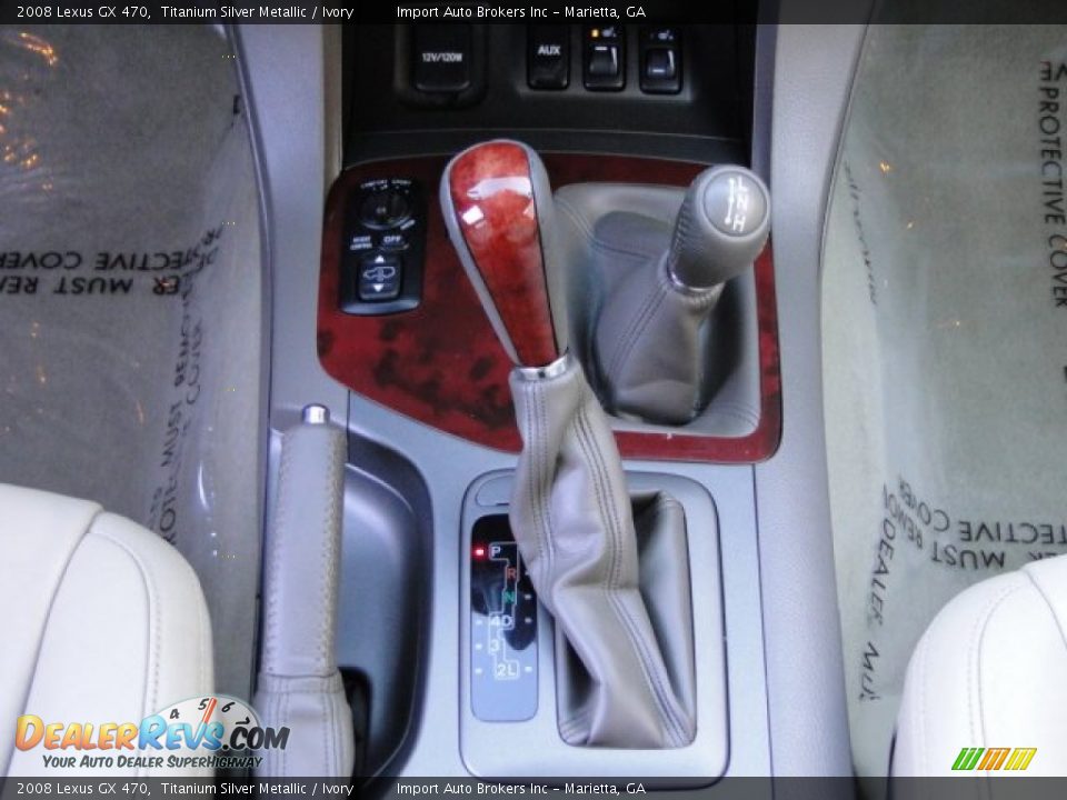 2008 Lexus GX 470 Titanium Silver Metallic / Ivory Photo #12