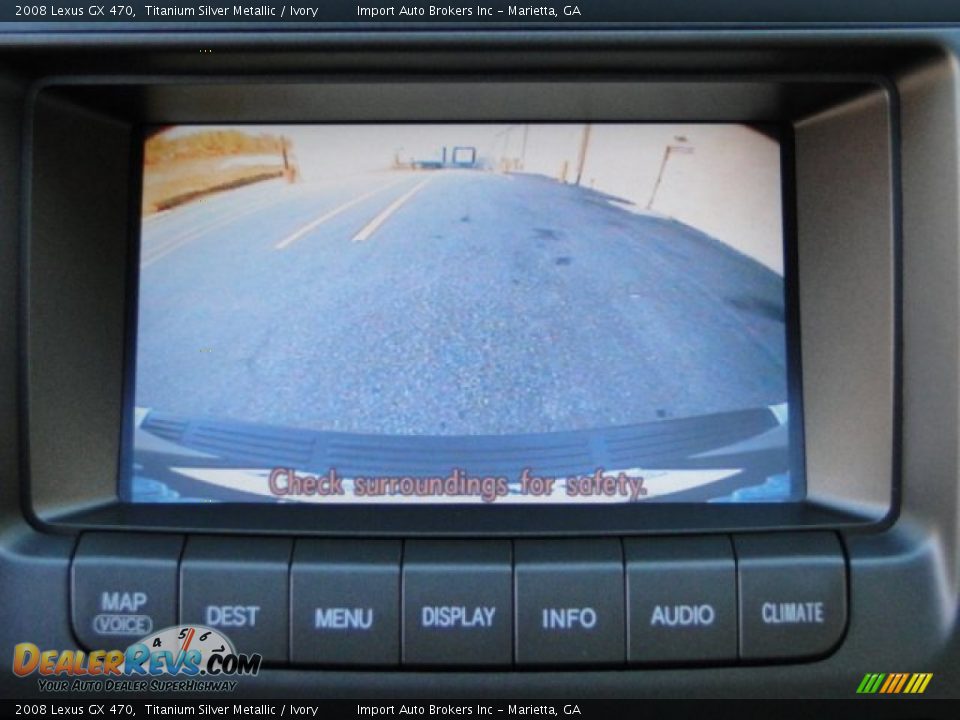 2008 Lexus GX 470 Titanium Silver Metallic / Ivory Photo #21
