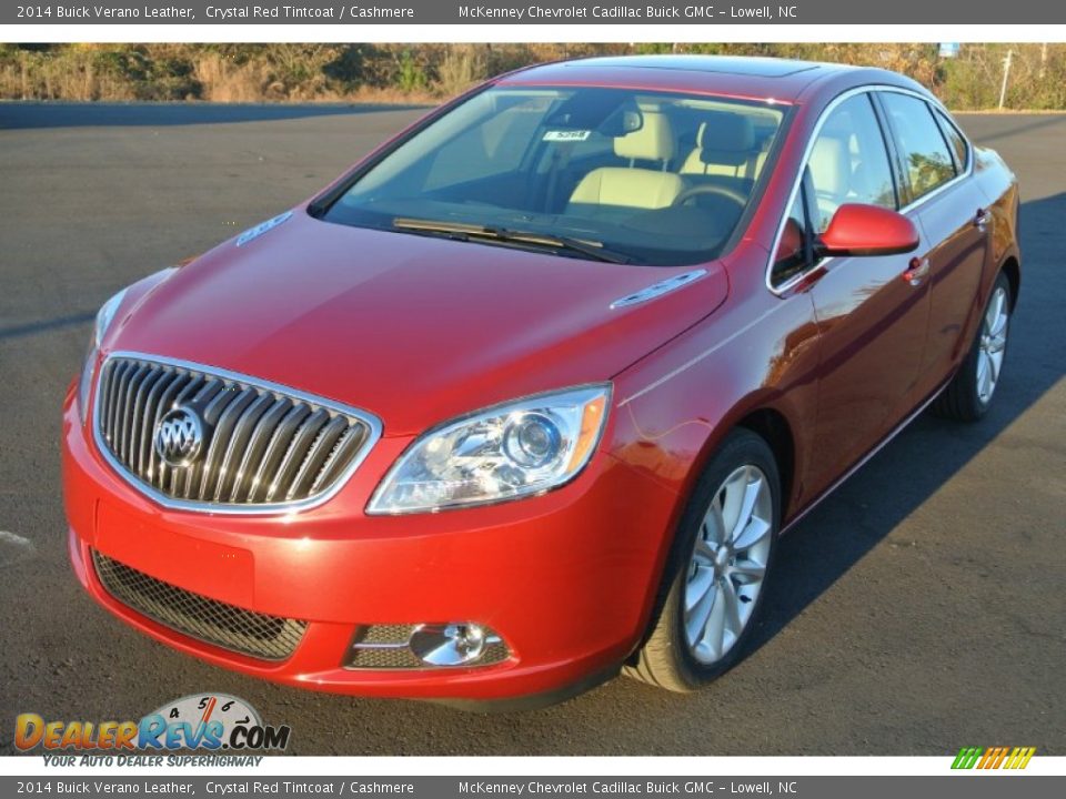 2014 Buick Verano Leather Crystal Red Tintcoat / Cashmere Photo #2