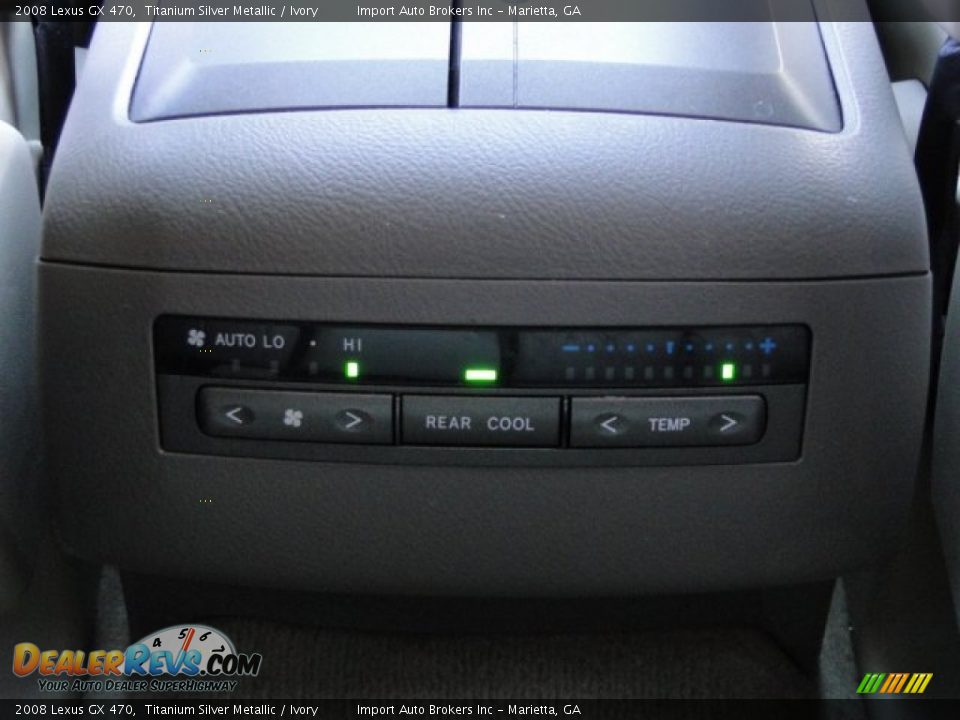 2008 Lexus GX 470 Titanium Silver Metallic / Ivory Photo #23