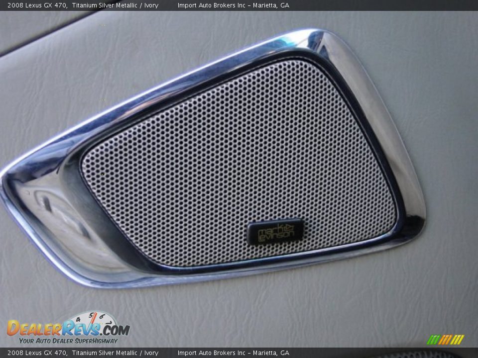 2008 Lexus GX 470 Titanium Silver Metallic / Ivory Photo #24