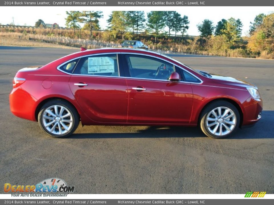 2014 Buick Verano Leather Crystal Red Tintcoat / Cashmere Photo #6