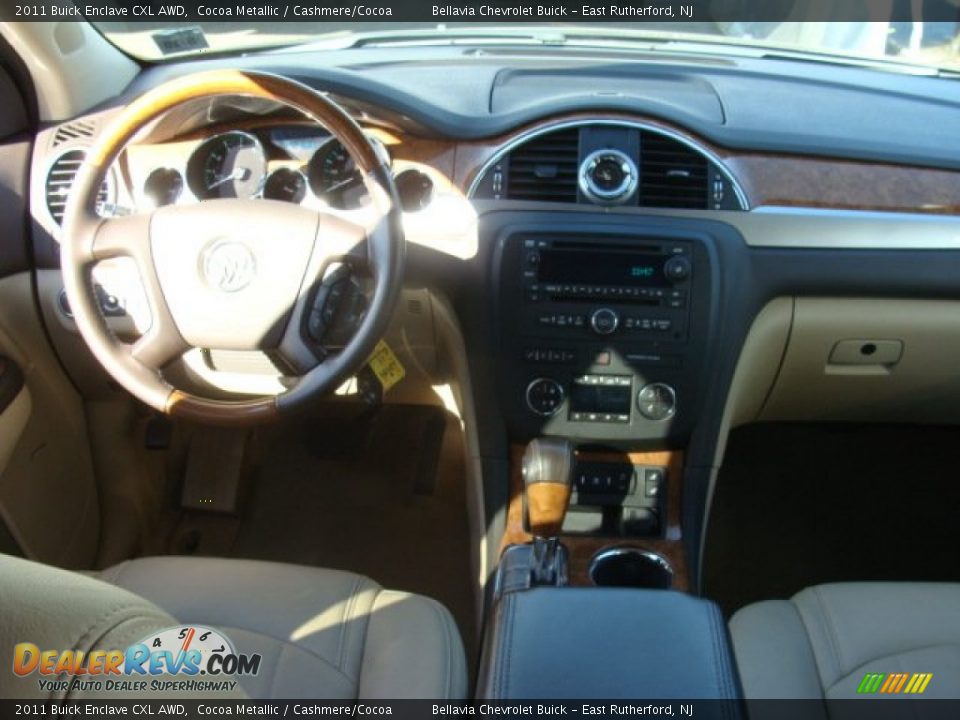 2011 Buick Enclave CXL AWD Cocoa Metallic / Cashmere/Cocoa Photo #9