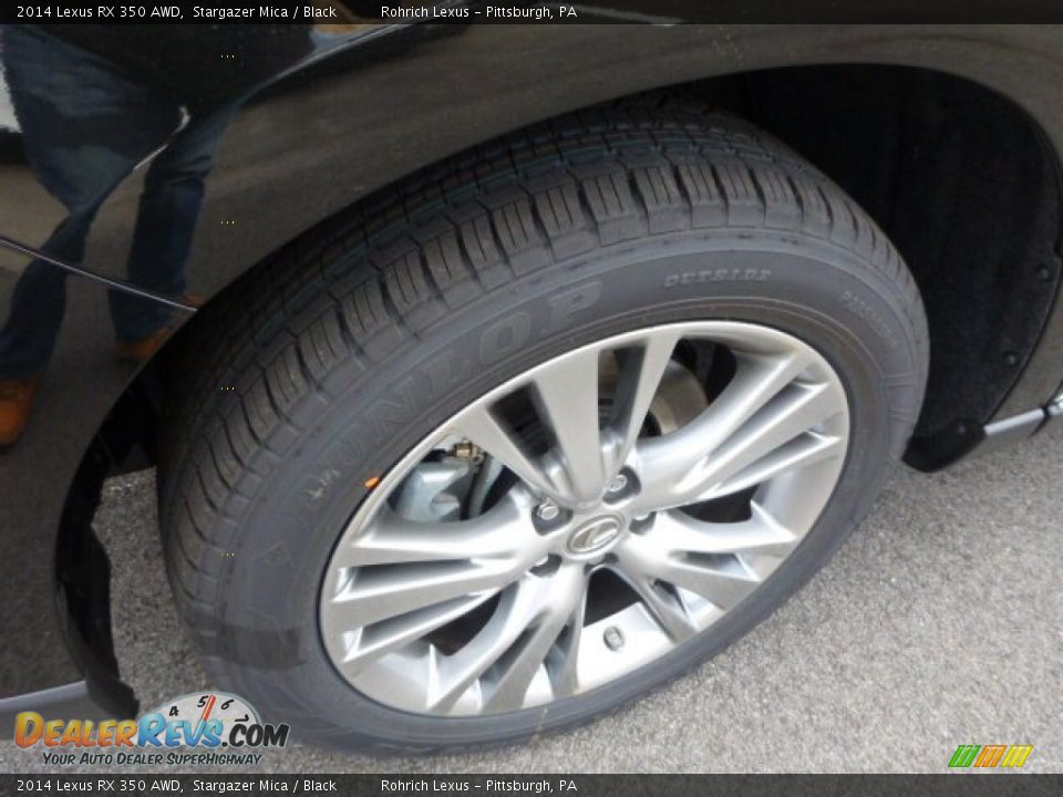 2014 Lexus RX 350 AWD Stargazer Mica / Black Photo #9