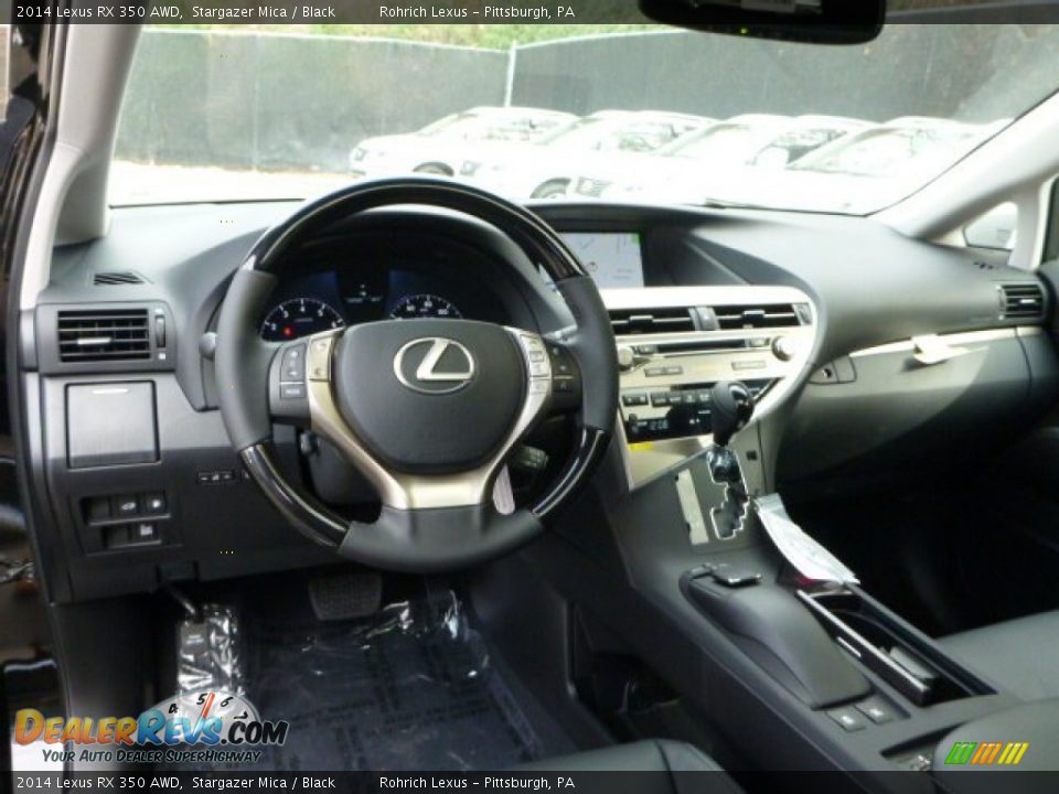 2014 Lexus RX 350 AWD Stargazer Mica / Black Photo #11