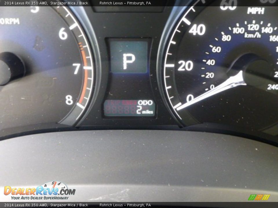 2014 Lexus RX 350 AWD Stargazer Mica / Black Photo #19