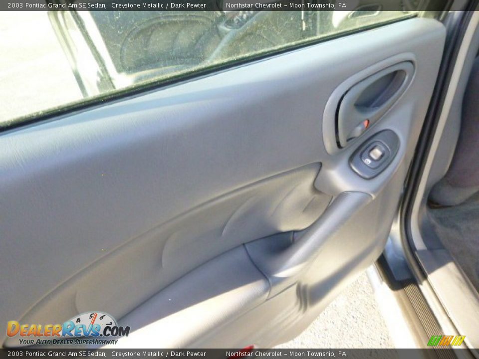 2003 Pontiac Grand Am SE Sedan Greystone Metallic / Dark Pewter Photo #13