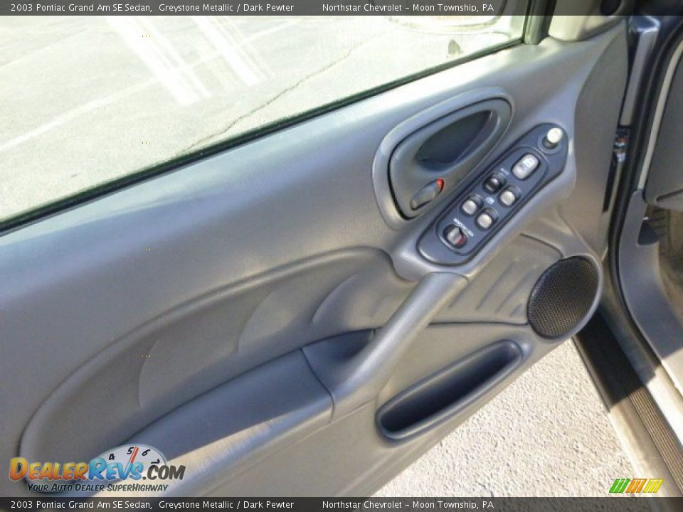 2003 Pontiac Grand Am SE Sedan Greystone Metallic / Dark Pewter Photo #14