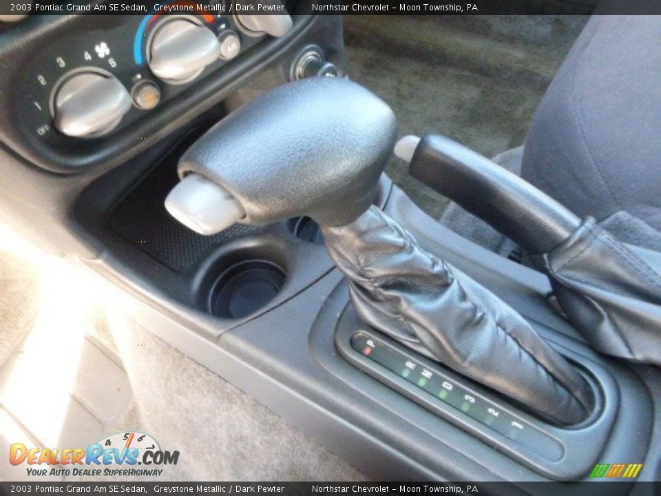 2003 Pontiac Grand Am SE Sedan Greystone Metallic / Dark Pewter Photo #16