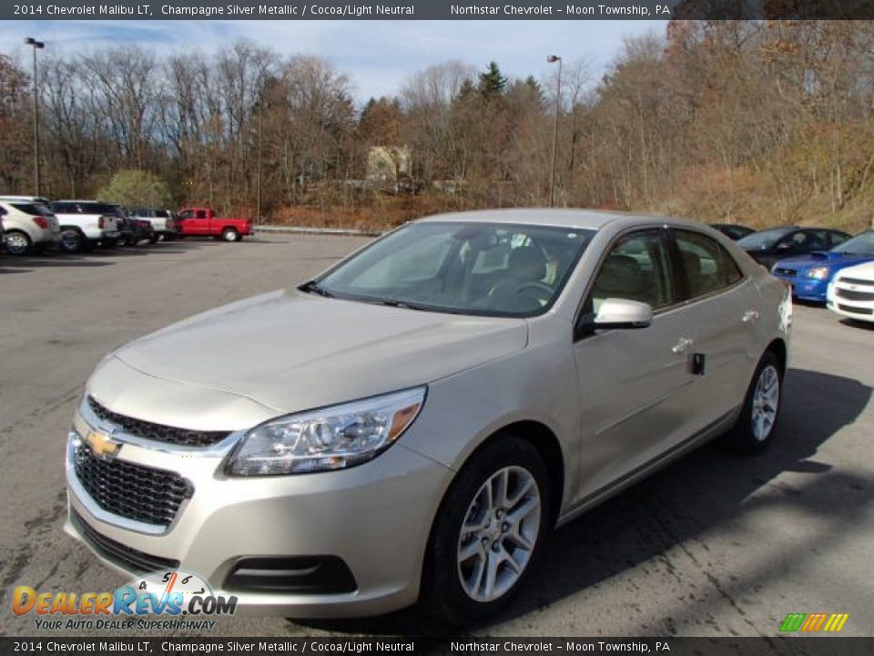 2014 Chevrolet Malibu LT Champagne Silver Metallic / Cocoa/Light Neutral Photo #1