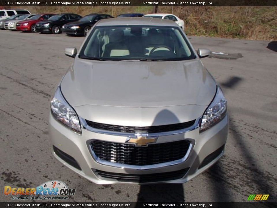 2014 Chevrolet Malibu LT Champagne Silver Metallic / Cocoa/Light Neutral Photo #2