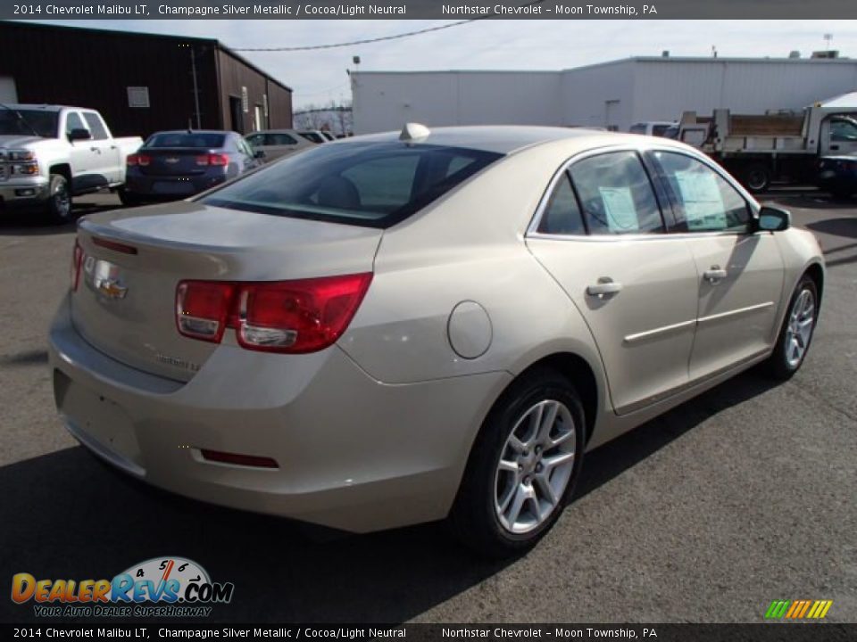 2014 Chevrolet Malibu LT Champagne Silver Metallic / Cocoa/Light Neutral Photo #5