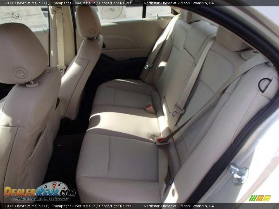 2014 Chevrolet Malibu LT Champagne Silver Metallic / Cocoa/Light Neutral Photo #11