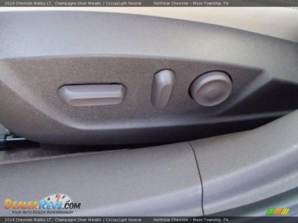 2014 Chevrolet Malibu LT Champagne Silver Metallic / Cocoa/Light Neutral Photo #14
