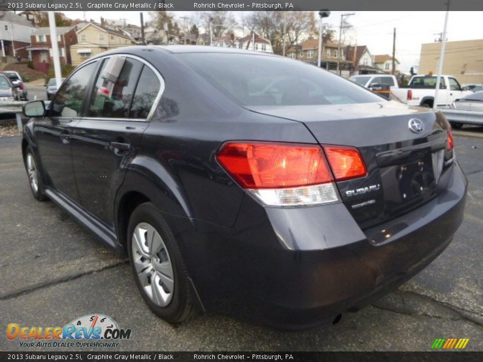 2013 Subaru Legacy 2.5i Graphite Gray Metallic / Black Photo #5