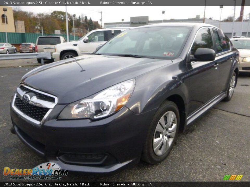 2013 Subaru Legacy 2.5i Graphite Gray Metallic / Black Photo #7