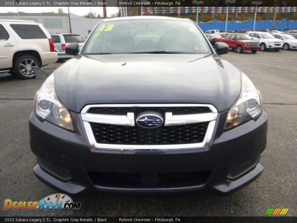 2013 Subaru Legacy 2.5i Graphite Gray Metallic / Black Photo #8