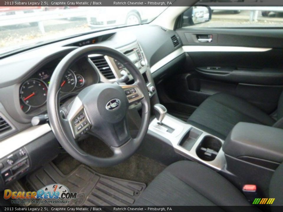 2013 Subaru Legacy 2.5i Graphite Gray Metallic / Black Photo #15