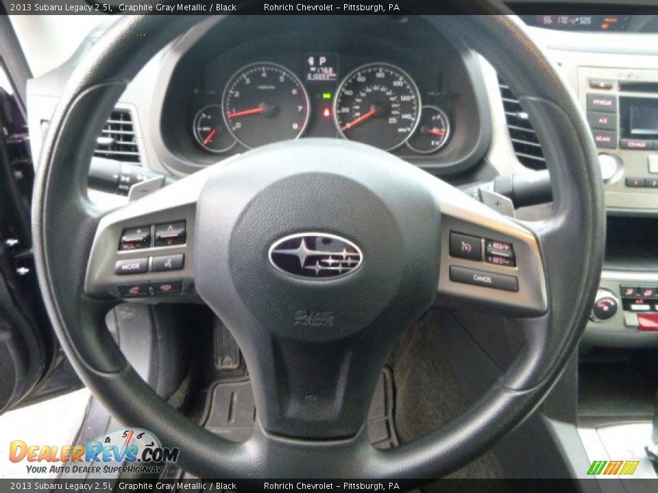 2013 Subaru Legacy 2.5i Graphite Gray Metallic / Black Photo #17