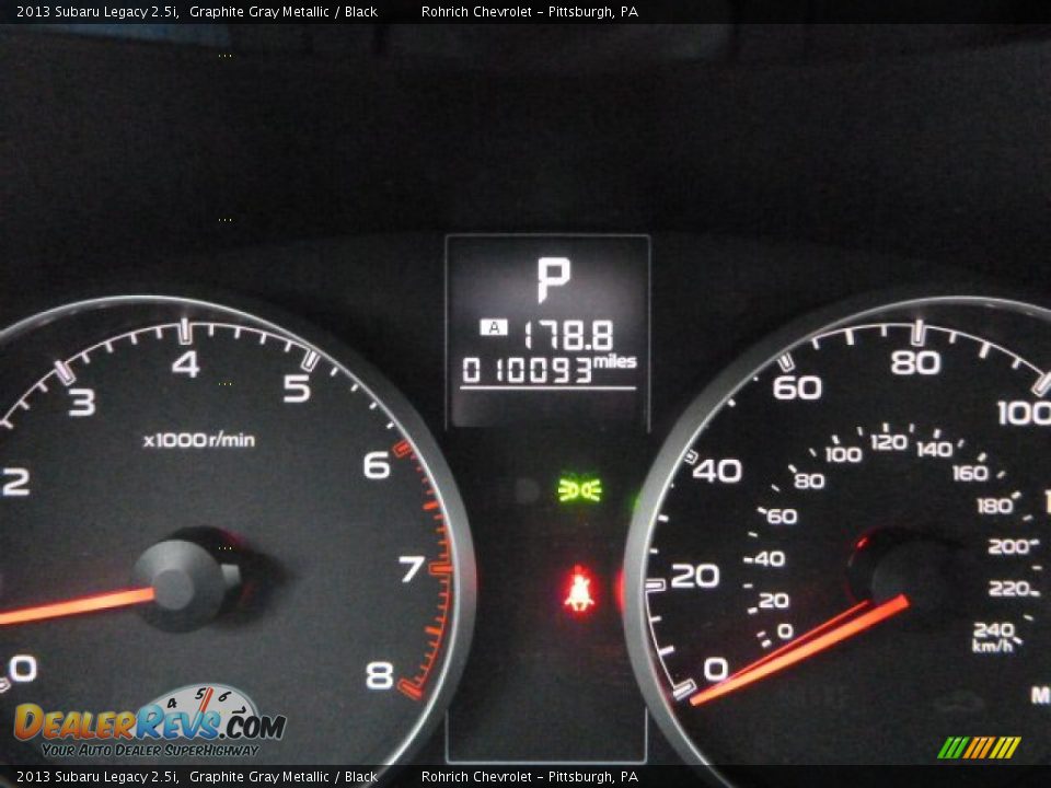 2013 Subaru Legacy 2.5i Graphite Gray Metallic / Black Photo #20