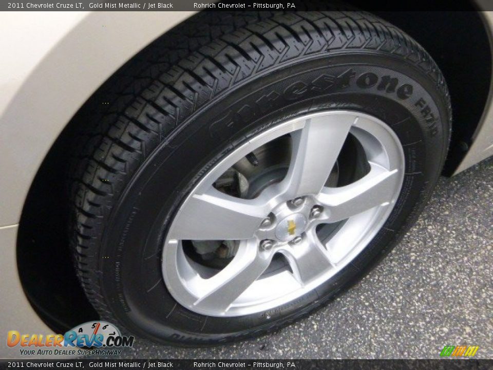 2011 Chevrolet Cruze LT Gold Mist Metallic / Jet Black Photo #9